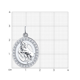 Подвеска Diamant - Серебро 925, Фианит (арт. 94-130-00167-1)