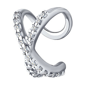 Серьга SOKOLOV - Серебро 925, Фианит (арт. 94170243)