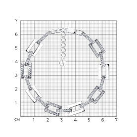 Браслет SOKOLOV - Серебро 925, Фианит (арт. 94051262)