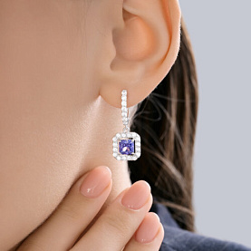 Серьги SOKOLOV - Серебро 925, Фианит (арт. 94027282)