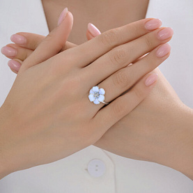 Кольцо SOKOLOV - Серебро 925, Эмаль (арт. 94014645)