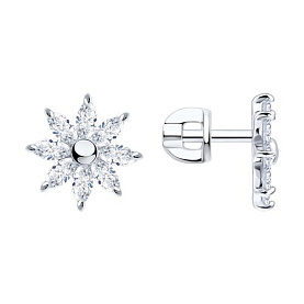 Серьги Diamant - Серебро 925, Фианит (арт. 94-122-02396-1)