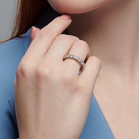 Кольцо SOKOLOV - Серебро 925, Фианит (арт. 94014068)