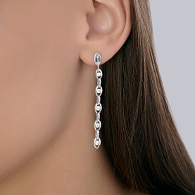 Серьги SOKOLOV - Серебро 925, Фианит (арт. 94027346)