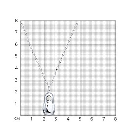 Колье SOKOLOV - Серебро 925, Эмаль (арт. 94071505)