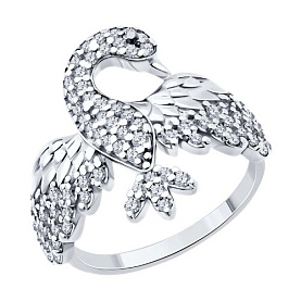 Кольцо SOKOLOV - Серебро 925, Фианит (арт. 94014073)