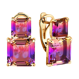 Серьги SOKOLOV - Серебро 925, Синтетический ситалл (арт. 92022948)