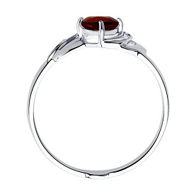 Кольцо Diamant - Серебро 925, Гранат, Фианит (арт. 94-310-00555-2)