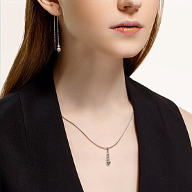 Серьги Diamant - Серебро 925 (арт. 94-123-01458-1)