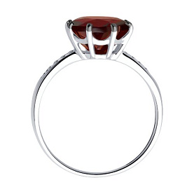 Кольцо Diamant - Серебро 925, Гранат, Фианит (арт. 94-310-02040-1)