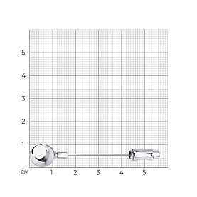 Брошь Diamant - Серебро 925 (арт. 94-140-01473-1)