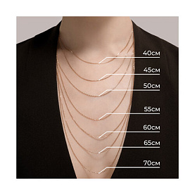 Цепочка Diamant - Серебро 925 (арт. 93-180-14060-1)