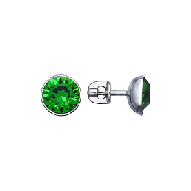 Серьги SOKOLOV - Серебро 925, Swarovski (арт. 94022067)