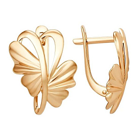 Серьги ЮФ Династия - Золото 375 (арт. 016712-5000)