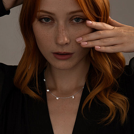 Колье SOKOLOV - Серебро 925, Фианит (арт. 94070598)