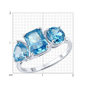 Кольцо SOKOLOV - Серебро 925, Фианит (арт. 94014852)