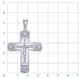 Подвеска Атолл - Серебро 925 (арт. 3321-925)