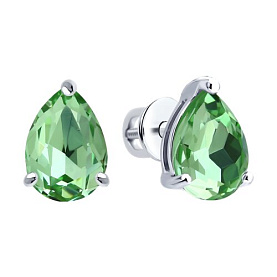 Серьги Diamant - Серебро 925, Кристалл (арт. 94-122-00220-2)