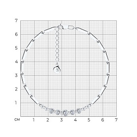 Браслет SOKOLOV - Серебро 925, Фианит (арт. 94050268)