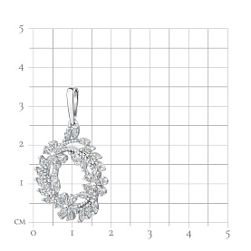 Подвеска Talant - Серебро 925, Фианит (арт. 50-72-0001-15843)