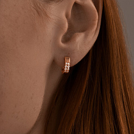 Серьги SOKOLOV - Серебро 925, Фианит (арт. 93020646)