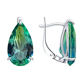 Серьги SOKOLOV - Серебро 925, Синтетический ситалл (арт. 92022818)