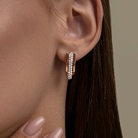 Серьги SOKOLOV - Серебро 925, Фианит (арт. 93022549)