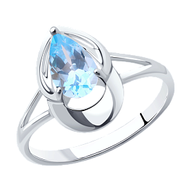 Кольцо Diamant - Серебро 925, Топаз (арт. 94-310-00981-1)