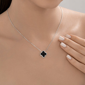 Колье Diamant - Серебро 925, Кристальная ткань (арт. 94-170-02342-1)