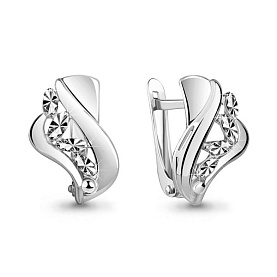 Серьги Аквамарин - Серебро 925 (арт. 34043.5)