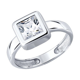 Кольцо Diamant - Серебро 925, Фианит (арт. 94-110-02393-1)