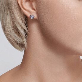 Серьги SOKOLOV - Серебро 925, Фианит (арт. 94026057)