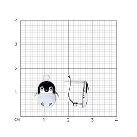 Серьги SOKOLOV - Серебро 925, Эмаль (арт. 94024841)