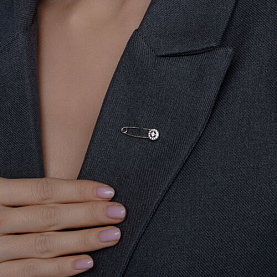 Булавка Diamant - Серебро 925, Фианит (арт. 94-140-02634-1)