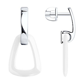 Серьги SOKOLOV - Серебро 925, Керамика (арт. 94025600)