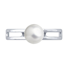 Кольцо Diamant - Серебро 925, Жемчуг имитация (арт. 94-110-02378-1)