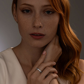 Кольцо SOKOLOV - Серебро 925, Фианит (арт. 94013754)