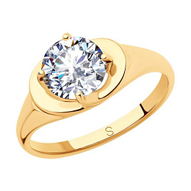 Кольцо SOKOLOV - Серебро 925, Фианит (арт. 93010794)