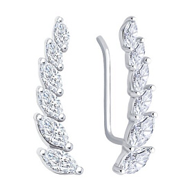 Серьги Diamant - Серебро 925, Фианит (арт. 94-120-01402-1)