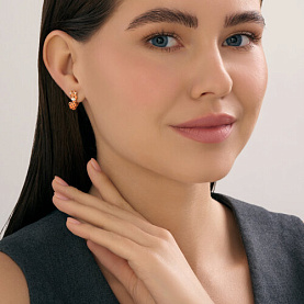 Серьги SOKOLOV - Серебро 925, Эмаль (арт. 93022464)