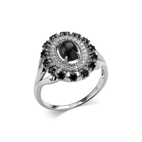 Кольцо Дар - Серебро 925, Опал, Фианит, Шпинель (арт. К-3933рчк117161600)