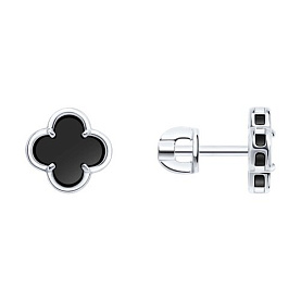 Серьги SOKOLOV - Серебро 925, Оникс (арт. 83020442)