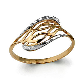 Кольцо Аквамарин - Золото 375 (арт. 54242.8)