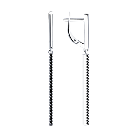 Серьги Diamant - Серебро 925, Фианит (арт. 94-121-01594-1)