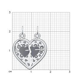 Подвеска SOKOLOV - Серебро 925 (арт. 94100029)