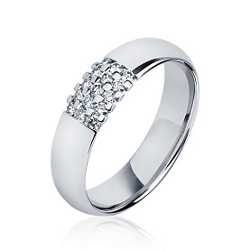 Кольцо Platinum Lab. - Платина 950, Бриллиант (арт. ПК-118-15)