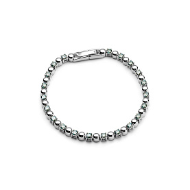 Браслет Дар - Серебро 925, Синтетический муассанит (арт. Бр-2324рс16139)