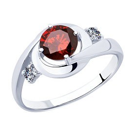 Кольцо SOKOLOV - Серебро 925, Фианит (арт. 94012872)