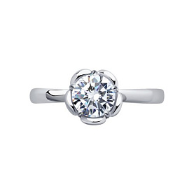Кольцо SOKOLOV - Серебро 925, Фианит (арт. 94012957)