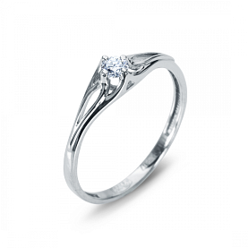 Кольцо Platinum Lab. - Платина 950, Бриллиант (арт. ПК-202-01)